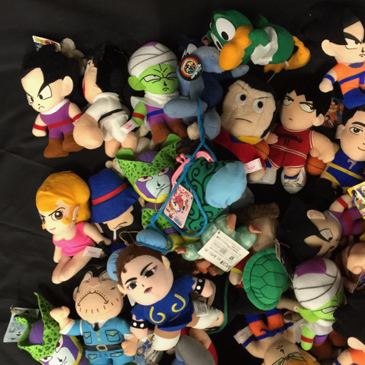 ドラゴンボール 孫悟空 トランクス セル 亀仙人 スラムダンク 仙道彰 ルパン三世 等 ぬいぐるみ 大量 まとめ